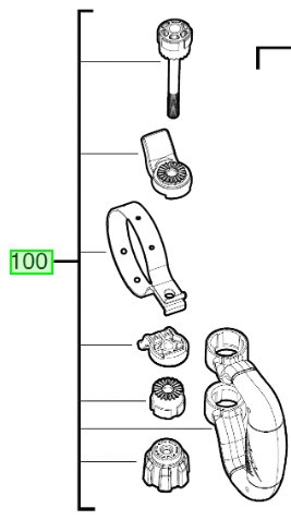 Ручка для M18ONEFHIWF1 Milwaukee