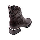 Ботильйони жіночі Velly бордові натуральна шкіра, 38, фото 4