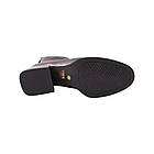 Ботильйони жіночі Velly бордові натуральна шкіра, 38, фото 6