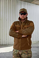 Чоловіче Зносостійке Поло Coolmax з липучками для шевронів / Щільна Футболка олива 0330