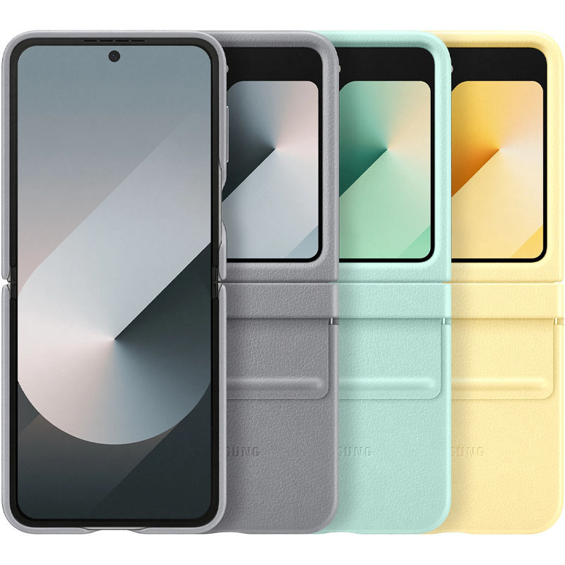 Шкіряний чохол Leather Case (AAA) для Samsung Galaxy Z Flip5