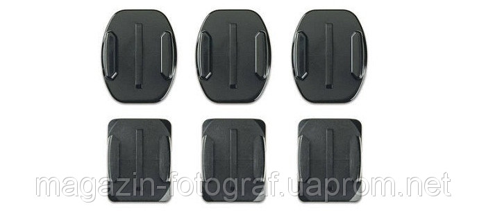 Curved + Flat GoPro Adhesive Mounts — Набір прямих і вигнутих платформ GoPro AACFT-001 / в магазині