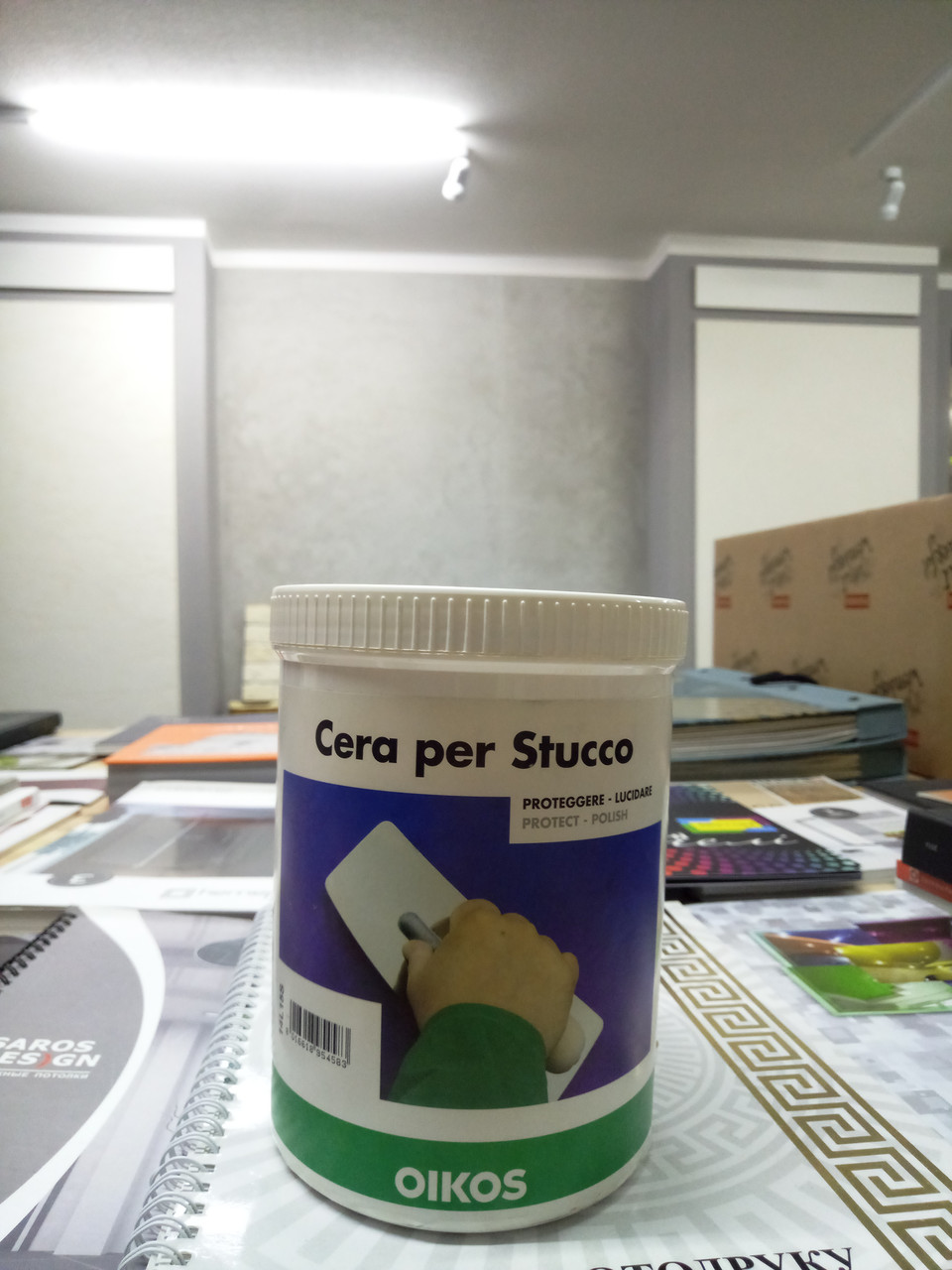 Віск для декоративної штукатурки CERA PER STUCCO. Oikos