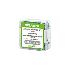 Набір запобіжників BELAUTO "Міні" AP73 30А 100 шт.