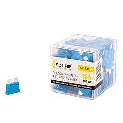 Набір запобіжників SOLAR "стандарт" AF315,15А 100 шт.