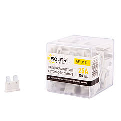 Набір запобіжників SOLAR "стандарт" AF317,25А 100 шт.