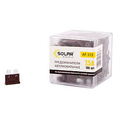 Набір запобіжників SOLAR "стандарт" AF313,7 5А 100 шт.