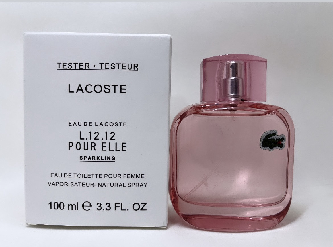 Тестер Lacoste Eau De L.12.12 Pour Elle Sparkling 100мл