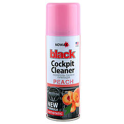 Поліроль для панелі приладів NOWAX Black Spray Peach 200мл