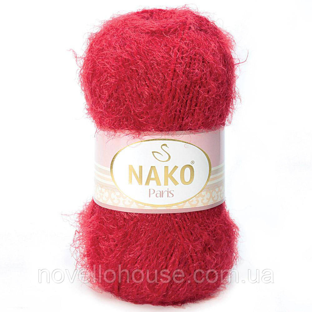 Nako PARIS (Париж) № 3641 червоний (Пряжа, нитки для в'язання)