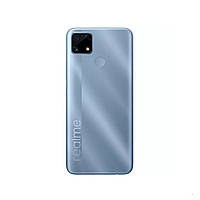 Задня кришка Realme C25, C25s синя зі склом камери