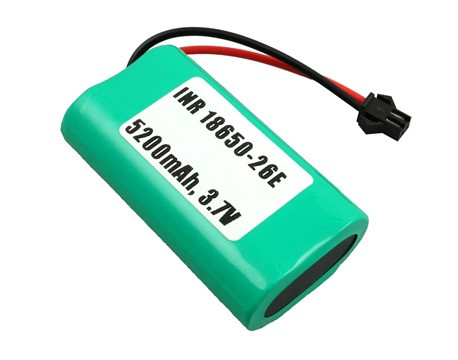 Акумулятор літій-іонний 5200mAh 3.7V INR18650-26E SM-2P для дитячих іграшок