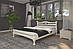 Двоспальне ліжко iSmart Даллас Білий (RAL9003) 140х200 см (DMBG-1768)+, фото 3