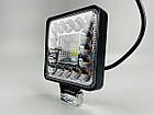 Квадратна позашляхова світлодіодна фара LED 41 діод 6500К, автомобільна фара, фото 6
