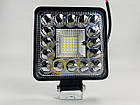 Квадратна позашляхова світлодіодна фара LED 41 діод 6500К, автомобільна фара, фото 7