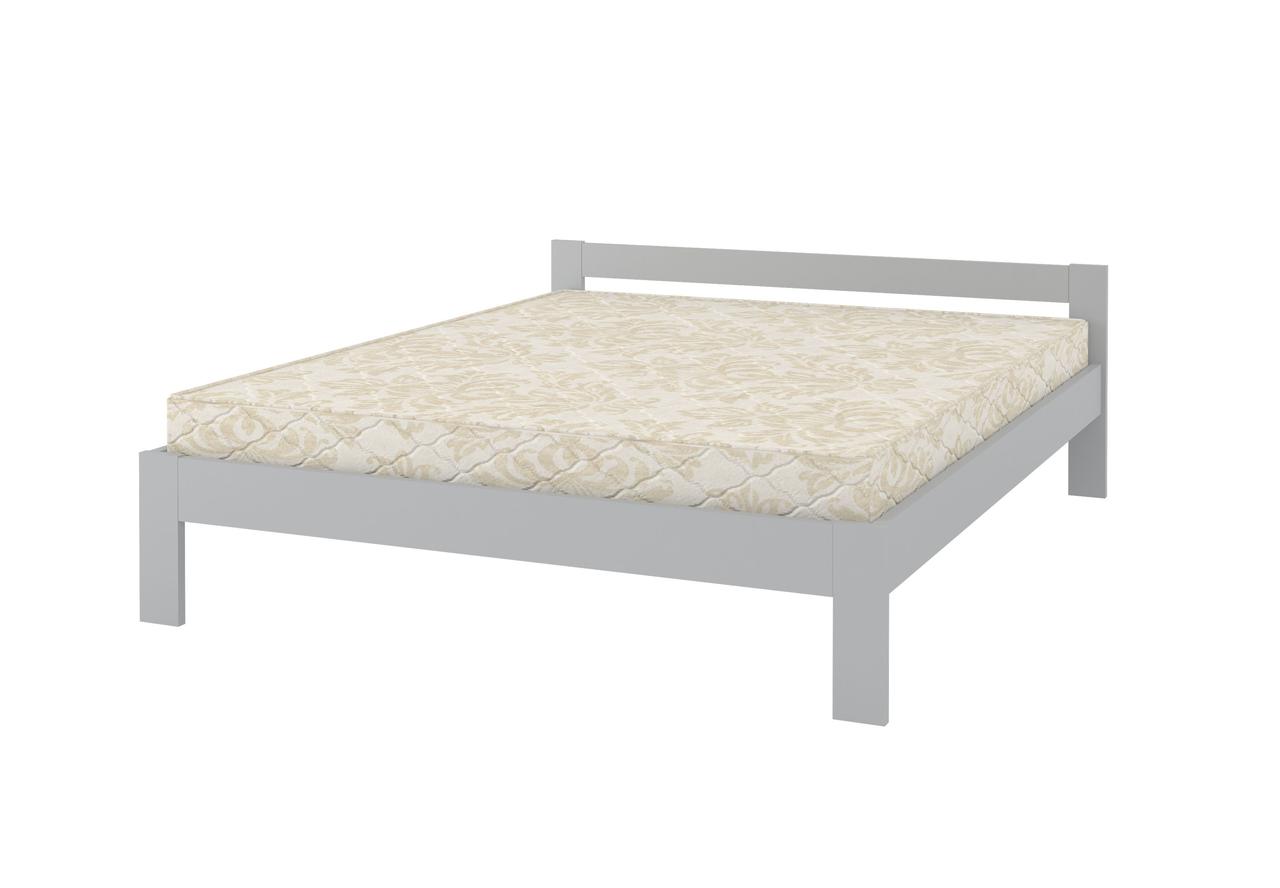 Двоспальне ліжко iSmart Делі Світло-сірий (RAL 7040) 160х190 см (DMBG-2220)+