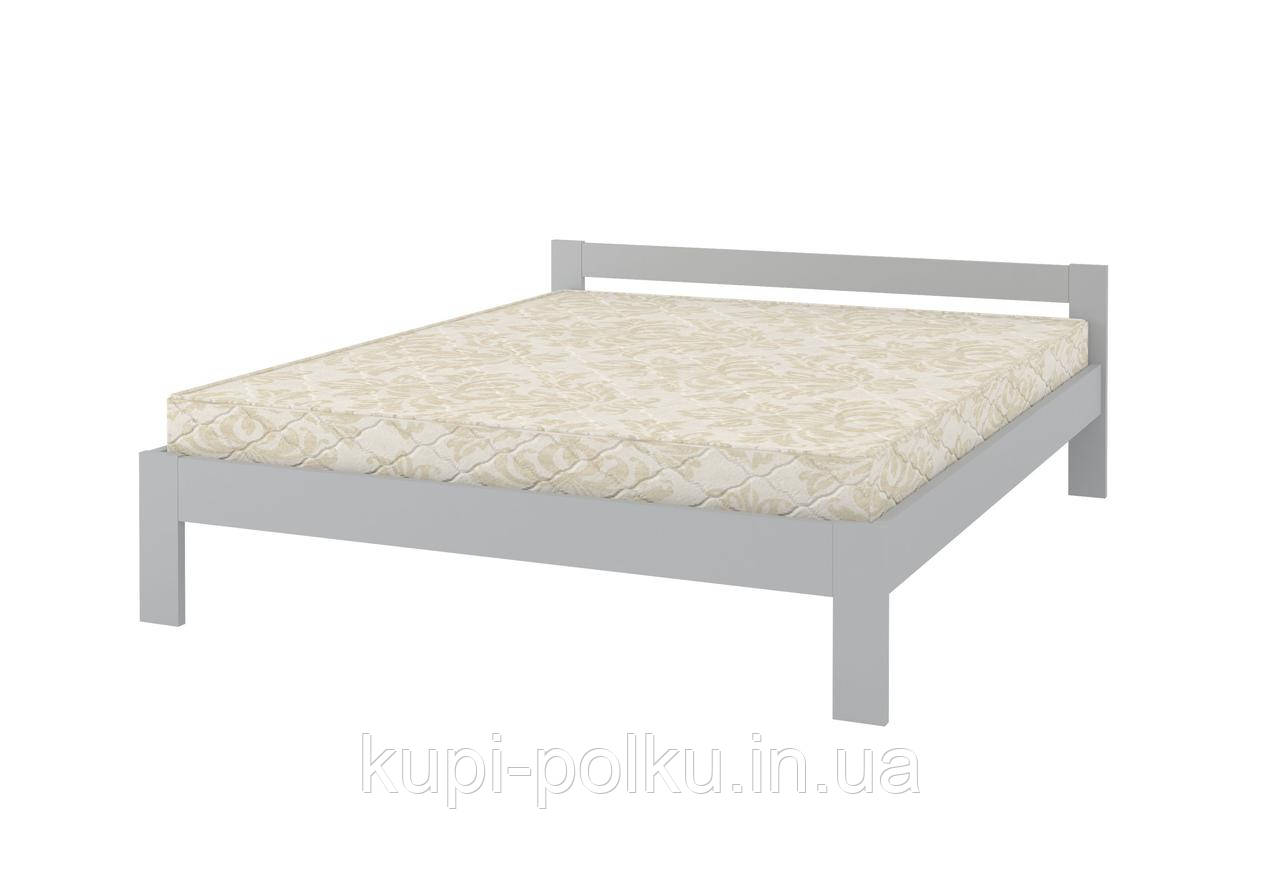 Двоспальне ліжко iSmart Делі Світло-сірий (RAL 7040) 180х200 см (DMBG-2228)+