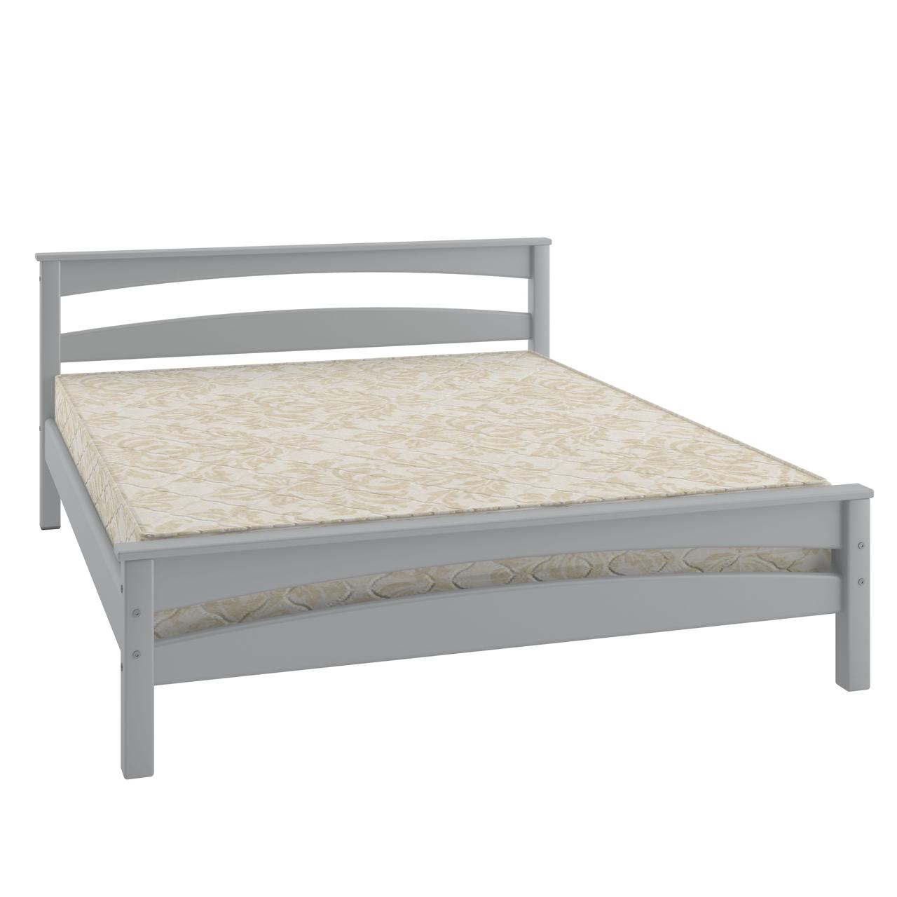 Полуторне ліжко iSmart Чикаго Сіті Світло-сірий (RAL 7040) 120х190 см (DMBG-1537)+