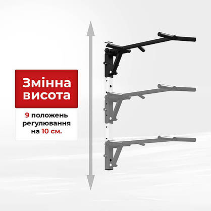 Турнік настінний PowerPullUp X9, фото 3