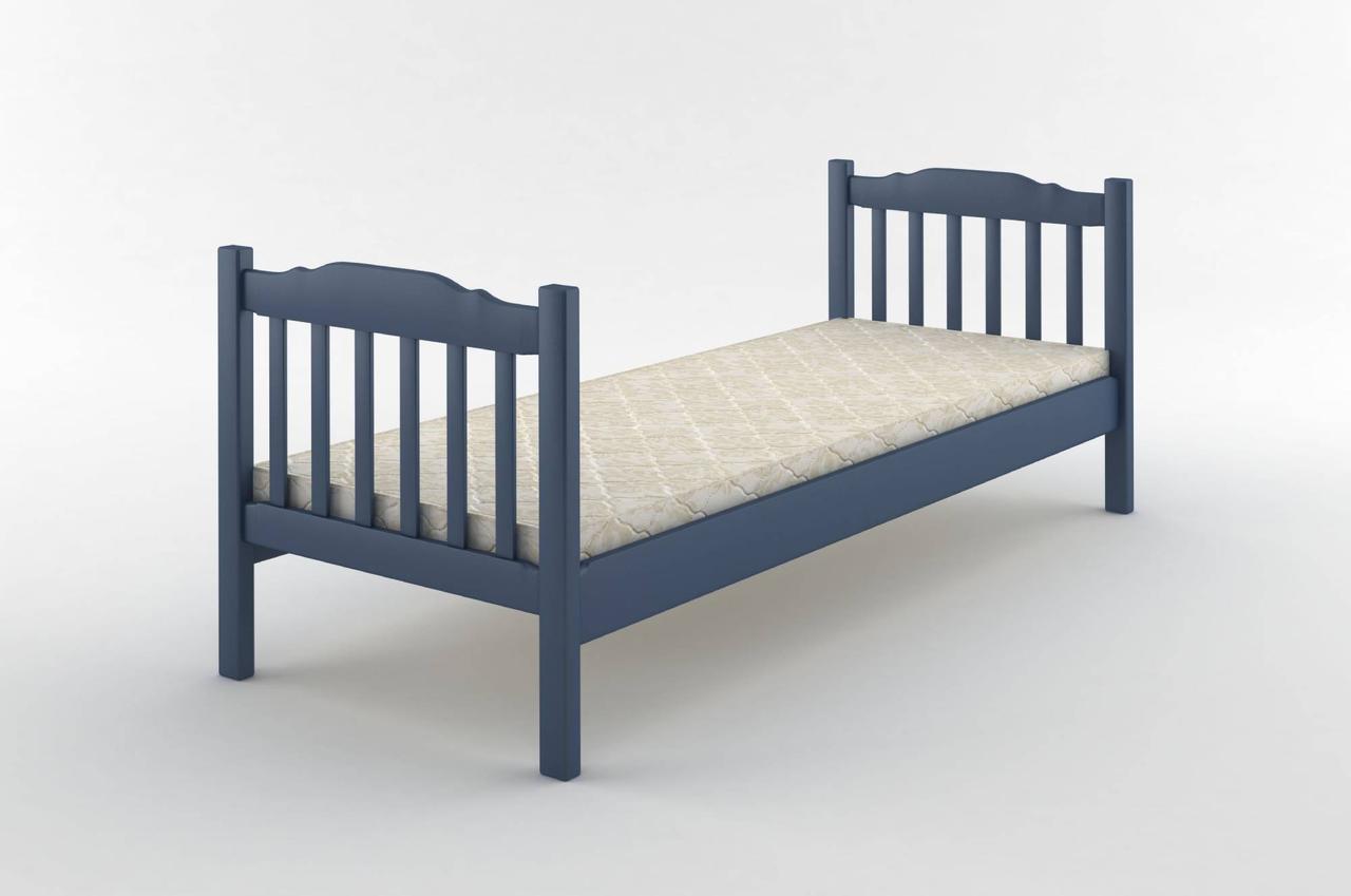 Дитяче ліжко iSmart Каріна Синій (S 7010 R 90B) 70х190 см (DMBG-2531)+