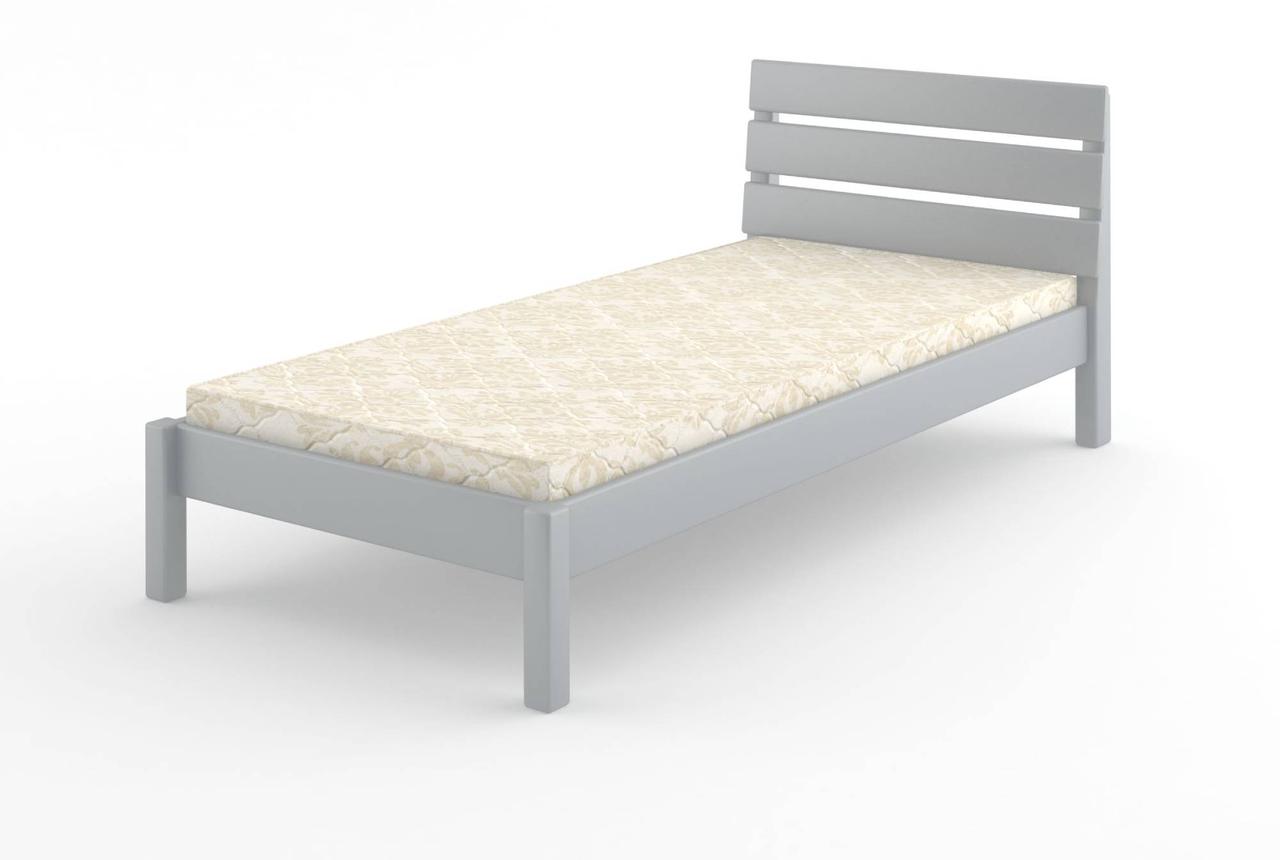 Дитяче ліжко iSmart Бостон Світло-сірий (RAL 7040) 120х200 см (DMBG-2544)+