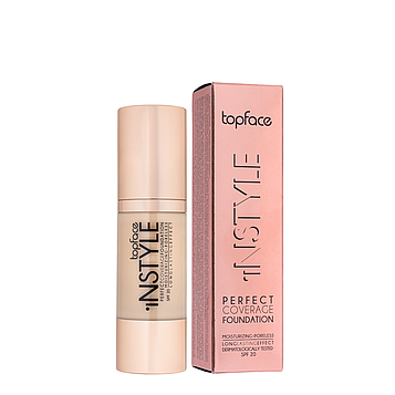 Тональна основа Topface Instyle Perfect Coverage SPF20 PT463, № 01