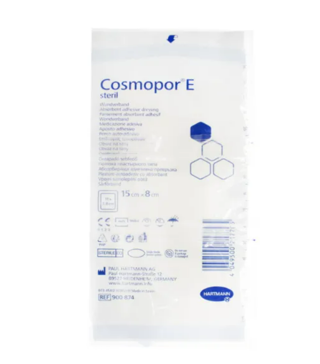Пластирна стерильна пов'язка Cosmopor Е, 15х8 см