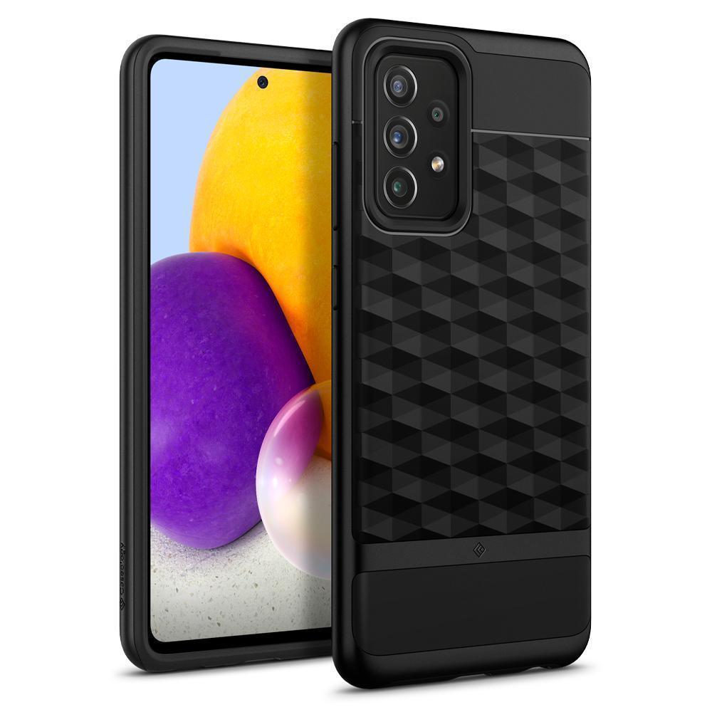 Чохол Caseology Parallax для Samsung Galaxy A72 Matte Black (ACS02776), фото 1