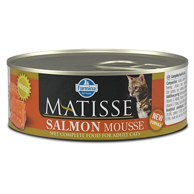 Вологий корм Farmina (Фарміна) Matisse Cat Mousse Salmon для дорослих кішок, з лососем, 85 г