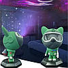 Проєктор зоряного неба. Світильник у формі космічного собаки Nebula Dog Projector Зелений, фото 3