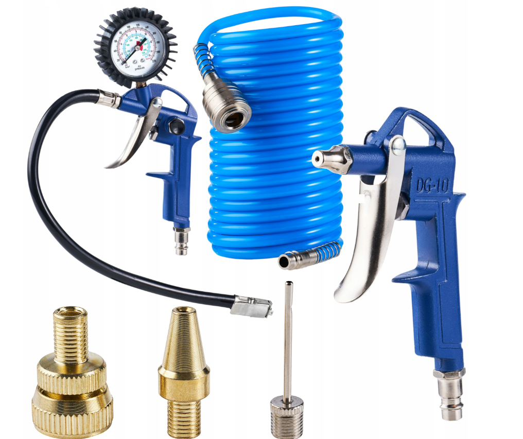 Набір пневмоінструментів 6 одиниць Kraft&Dele KD412 Польща, фото 1