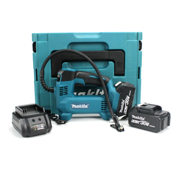 Аккумуляторный автомобильный компрессор Makita DMP180 (12л/мин 36V, 10A ...