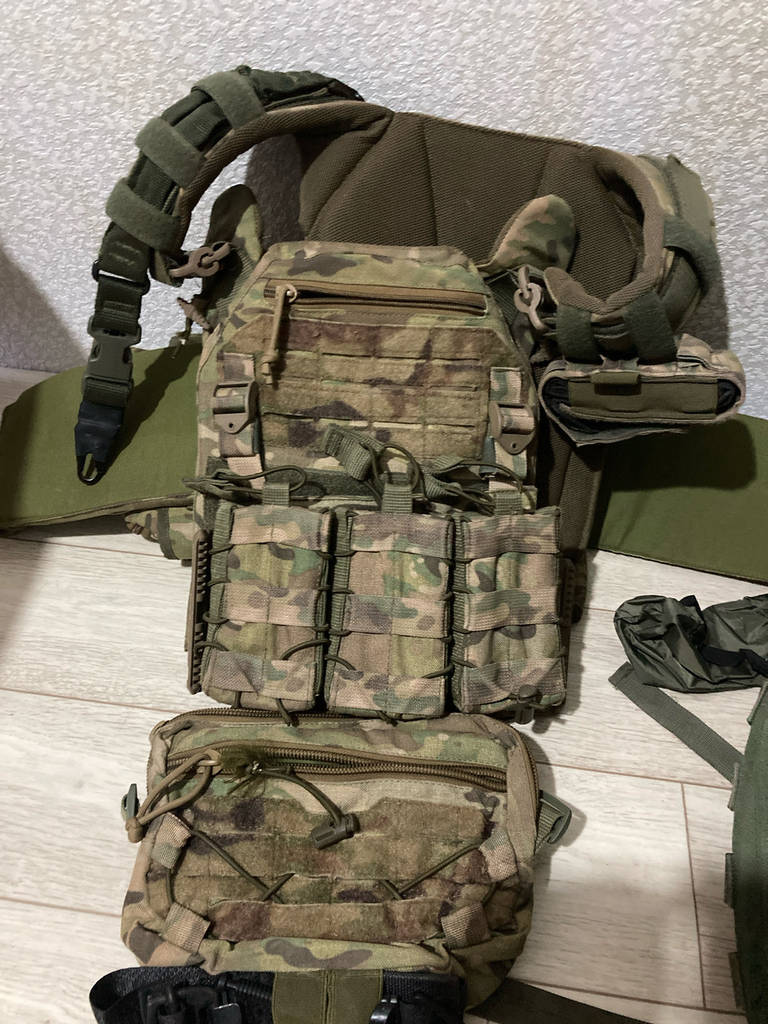 Бронежилет 6 класу «Ghost Gen4 V2» з балістичним захистом 1 класу, системою швидкого скидання + 9 підсумків - фото покупців 1