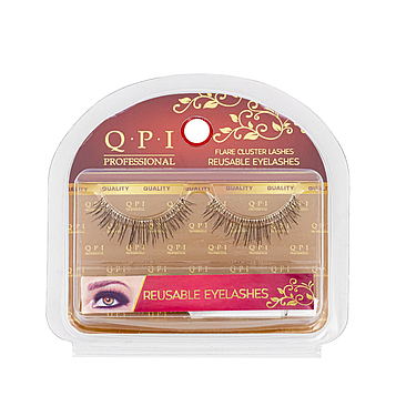 Накладні вії для нарощування QPI Professional рідкі плетені FR 128