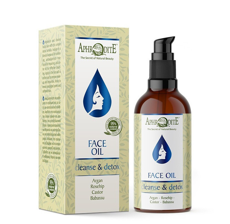 Оливкова олія — детокс очищення для обличчя Aphrodite Face Oil Cleanse & Detox