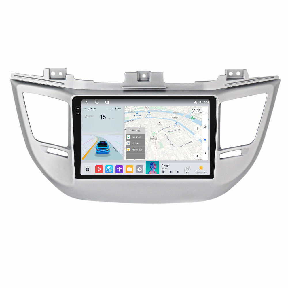 Штатна магнітола Mekede MS 2k Hyundai Tucson 3 (2015 - 2018) CarPlay QleD