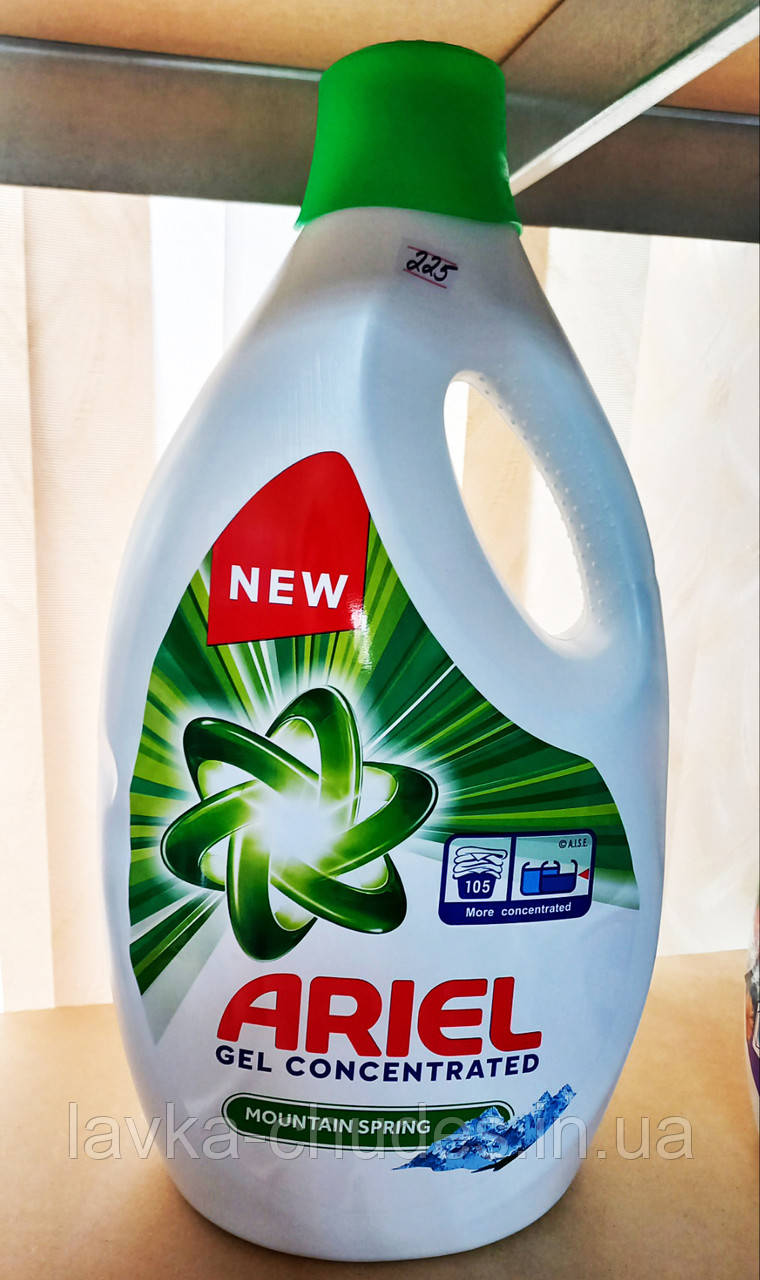 Рідкий пральний порошок Ariel 5,775л, фото 1