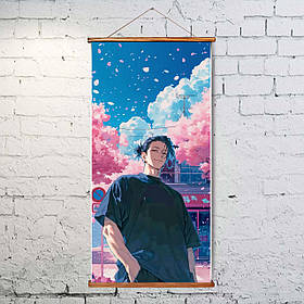 Гобелен "Гето Сугуру" (Магическая битва, аніме), 40*80 см, OT1023