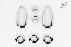 Хром-накладки на повторювачі Hyundai Elantra HD 2006-2010 (Kyoung Dong/Корея)