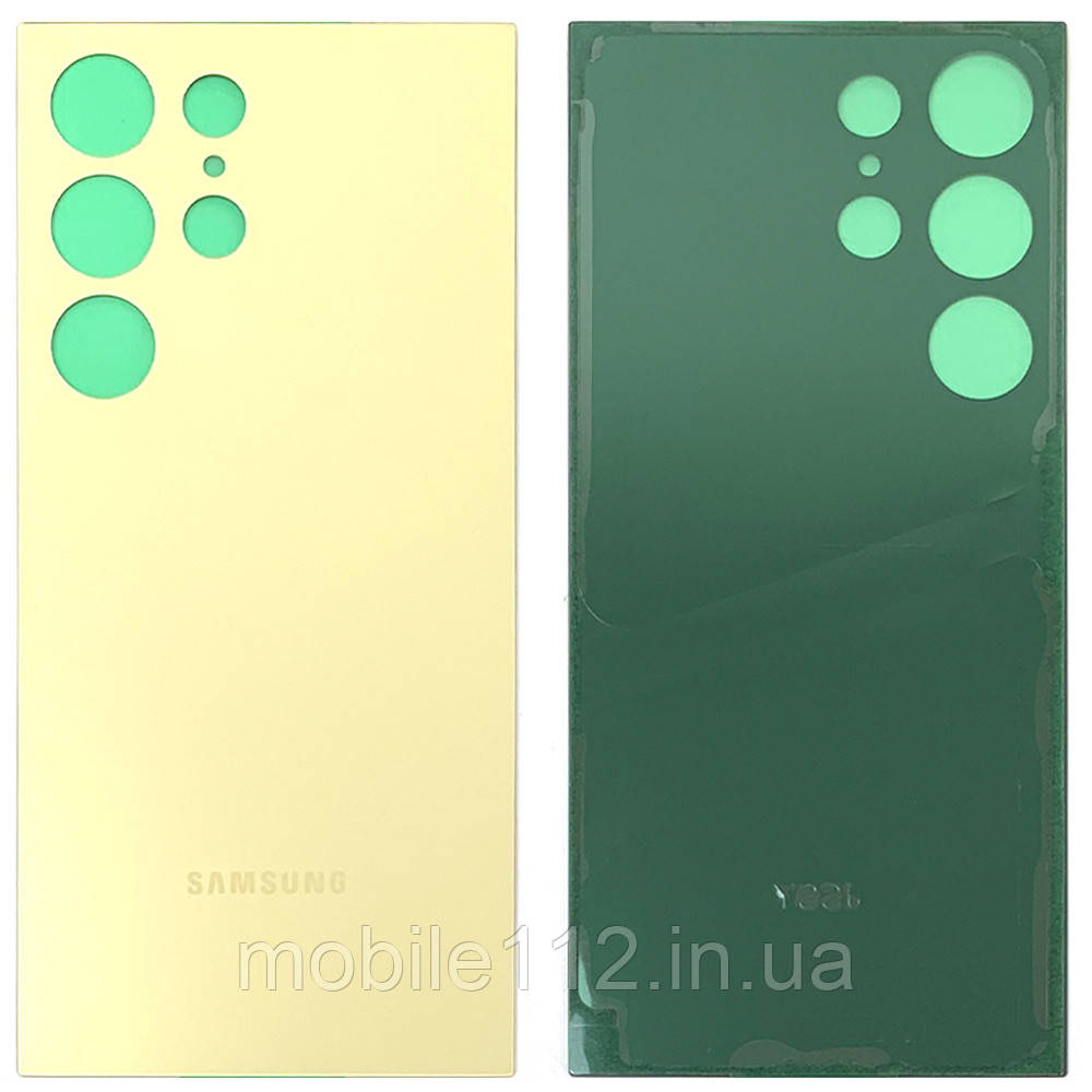 Задня кришка Samsung Galaxy S24 Ultra S928 жовта, Titanium Yellow оригінал Китай, фото 1