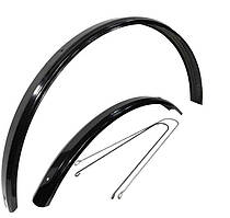 Крило 26" "Червоне" (чорне) під 26-дюймові колеса, ширина 55 мм, чорні, повнорозмірні ORG