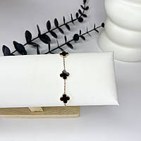 Браслет нержавіюча сталь Stainless Steel Ювелірна біжутерія Золотистий 21 см B15012