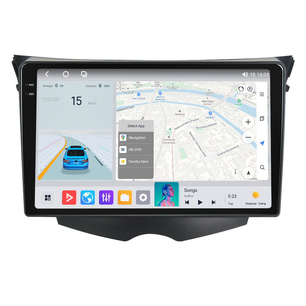Штатна магнітола Mekede  MS 2k Hyundai Veloster FS (2011-2017) CarPlay QleD