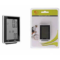 Велокомп'ютер JING YI JY-M19-CW бездротовий з підсвіткою ORG