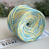 Пряжа трикотажна BARWA жовто - блакитний
