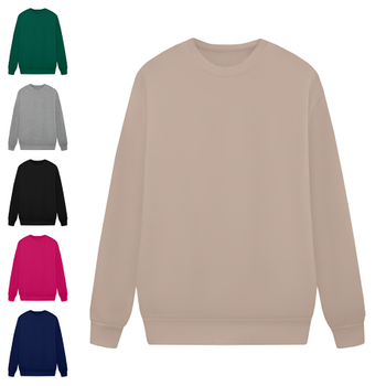 Світшот оверсайз однотонний для друку унісекс