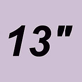 13"