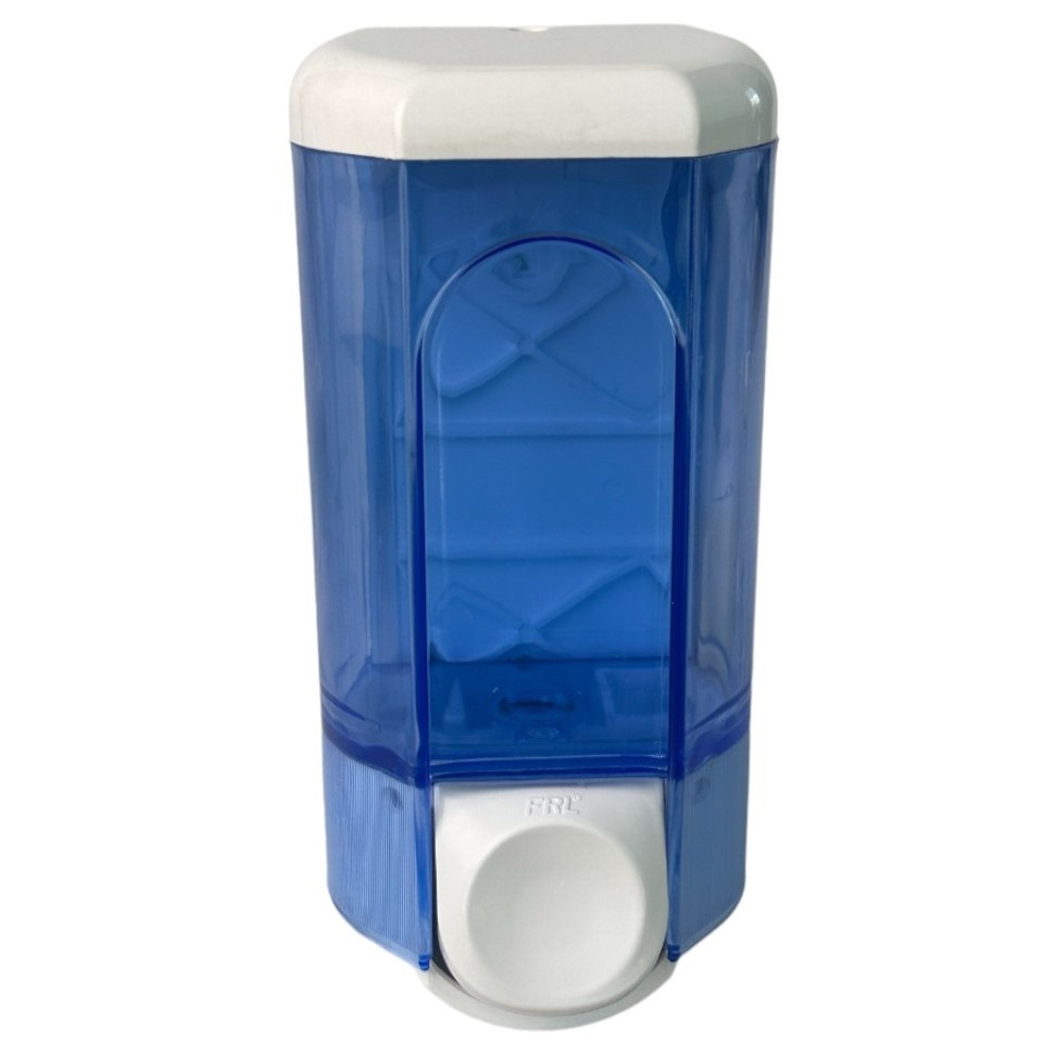 Дозатор для рідкого мила/шампуні на 600мл пластиковий 20,5х9,5см настінний, фото 1