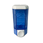 Дозатор для рідкого мила/шампуні на 600мл пластиковий 20,5х9,5см настінний, фото 2