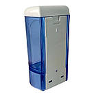 Дозатор для рідкого мила/шампуні на 600мл пластиковий 20,5х9,5см настінний, фото 4